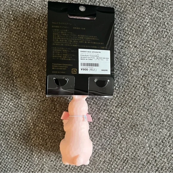 BNWT Japan Franc Franc Rabbit Rice Spoon Pink - Picture 4 of 5